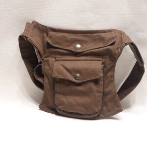 Pyramid Collection Hip Bag; many pockets